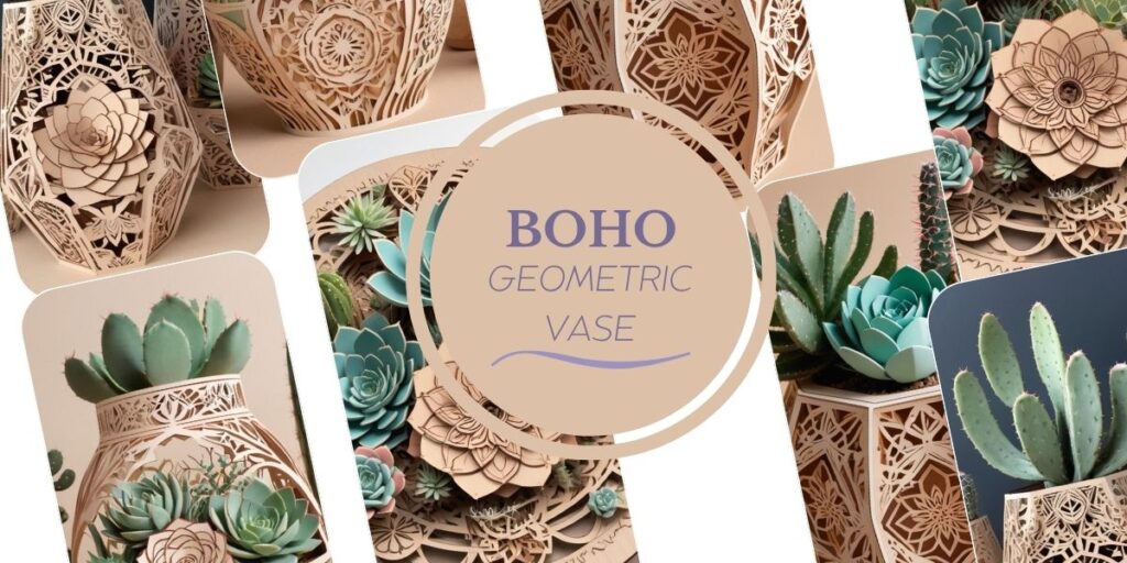Boho Geometric Vase