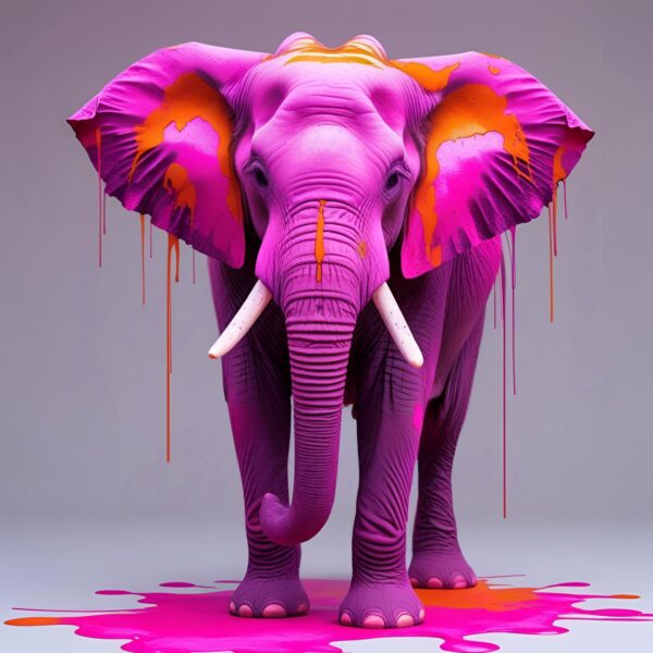 Watercolor Elephant Clipart Bundle – 20 PNG Images – Artistic Elephant Art for Crafts & Decor – Instant Digital Download - Image 8