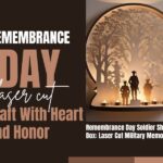 laser cut military memorial